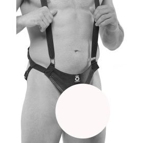   King Cock 10" felcsatolható dildó, vállpántos hámmal (világos bőrszín).